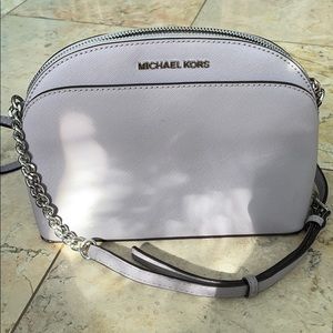 Michael Kors Light Gray Crossbody Bag
